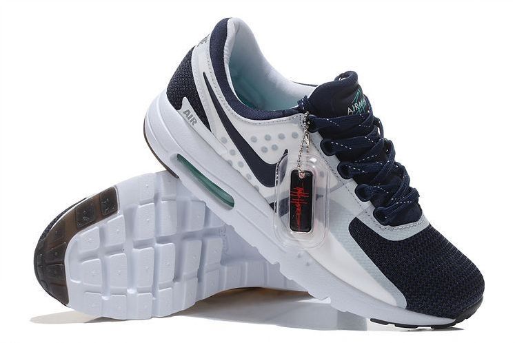Nike Air Max Zero, синий, белый, нейлон, мужские