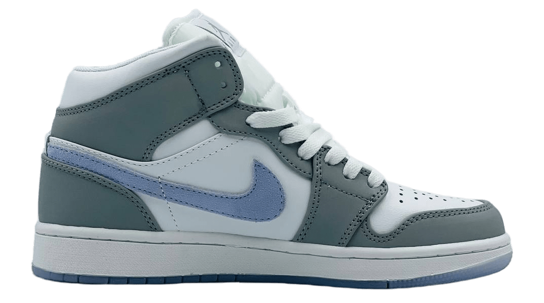 Nike Air Jordan 1 Retro Mid White/Grey/Blue