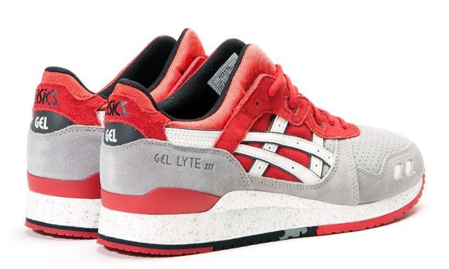 Asics Gel Lyte 3 красные с серым (39-44)