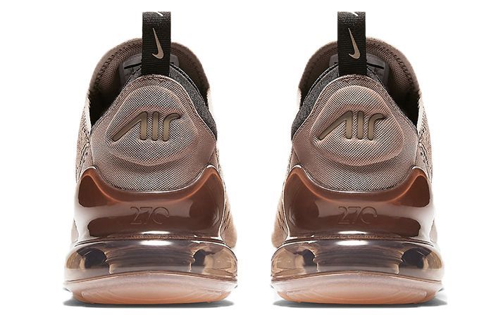 Nike Air Max 270, коричневые, нейлон, мужские