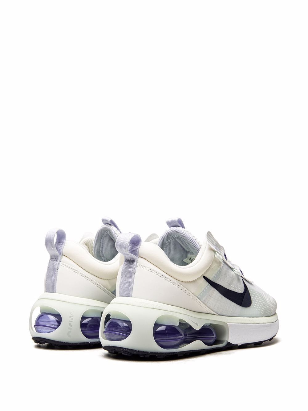 Nike Air Max 2021, белые с синим, текстиль, мужские